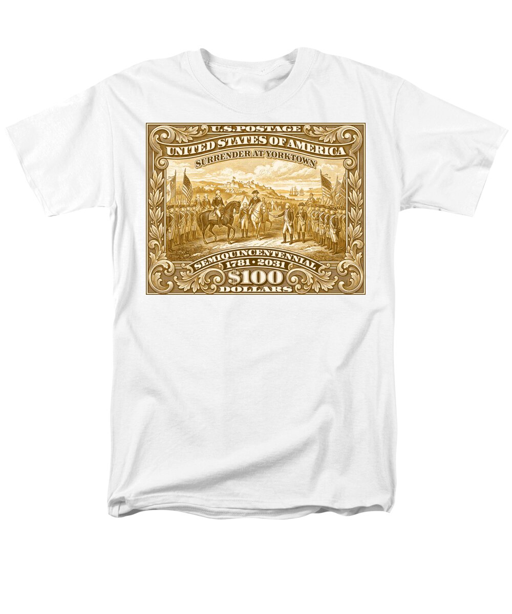 Surrender at Yorktown $100 - Men's T-Shirt  (Regular Fit)