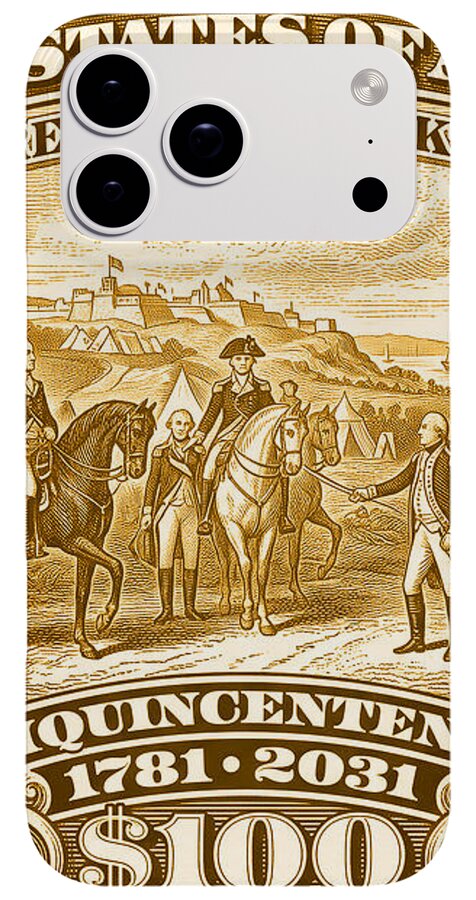 Surrender at Yorktown $100 - Phone Case