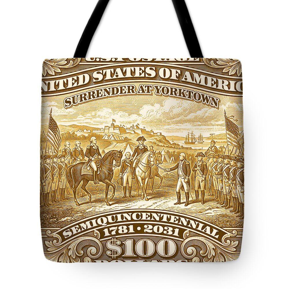 Surrender at Yorktown $1000 - Tote Bag
