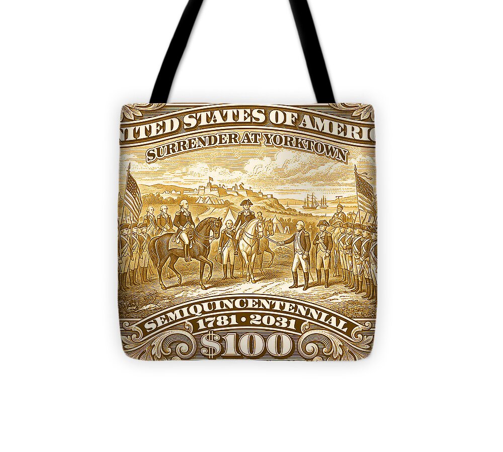 Surrender at Yorktown $1000 - Tote Bag