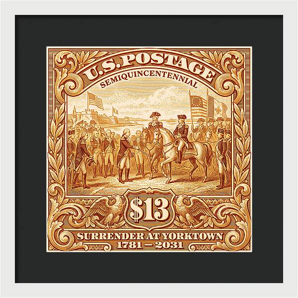 Surrender at Yorktown $13 - Framed Print