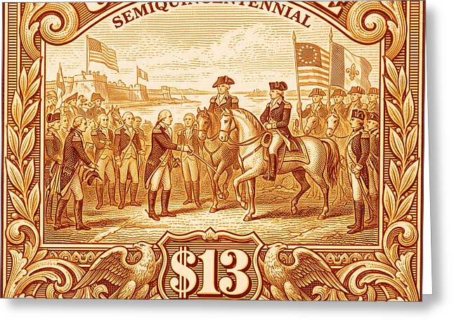 Surrender at Yorktown $13 - Greeting Card