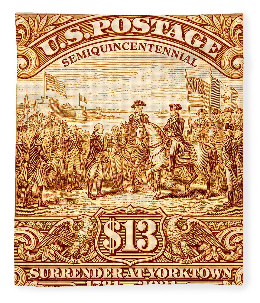 Surrender at Yorktown $13 - Blanket