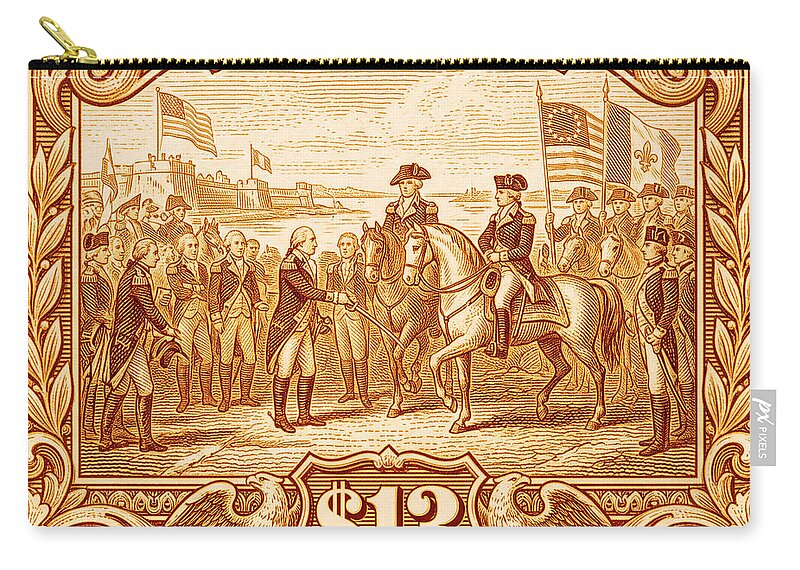 Surrender at Yorktown $13 - Zip Pouch