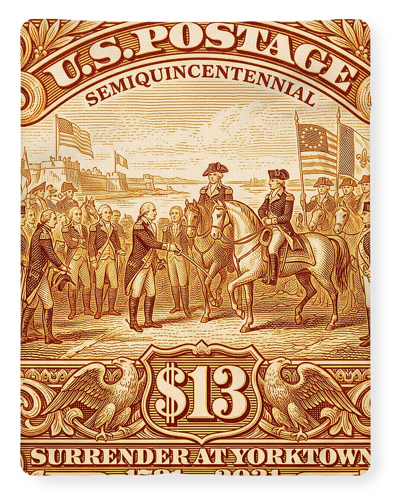 Surrender at Yorktown $13 - Blanket