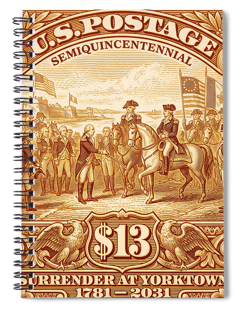 Surrender at Yorktown $13 - Spiral Notebook
