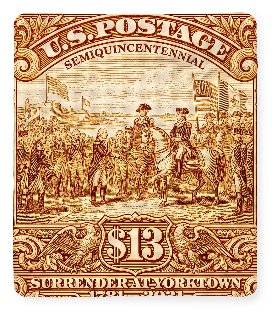 Surrender at Yorktown $13 - Blanket