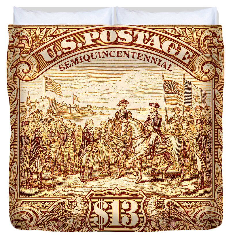 Surrender at Yorktown $13 - Duvet Cover