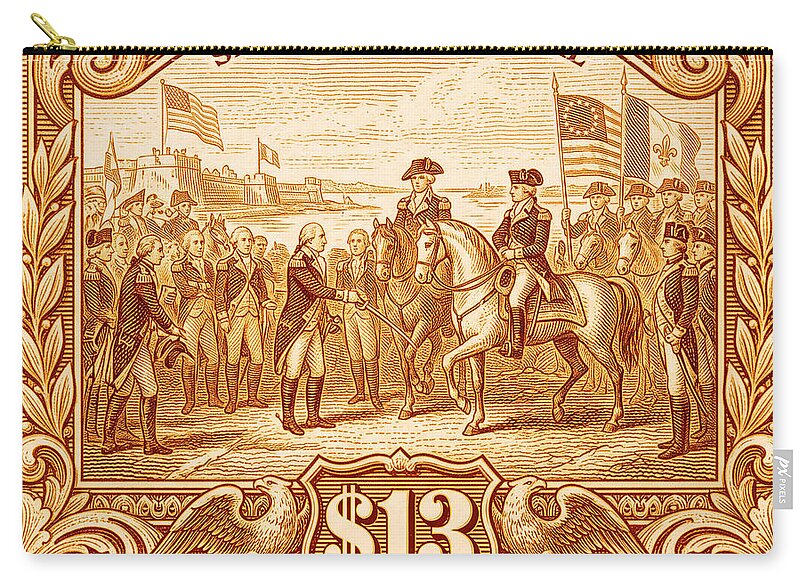 Surrender at Yorktown $13 - Zip Pouch