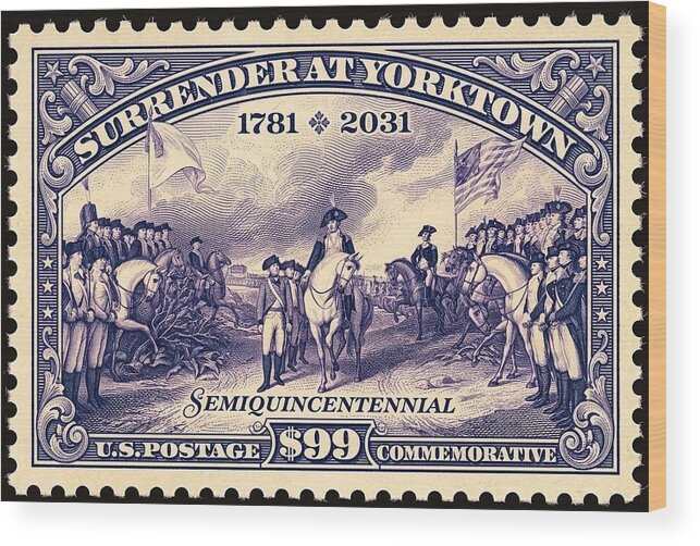 Surrender at Yorktown $99 - Wood Print