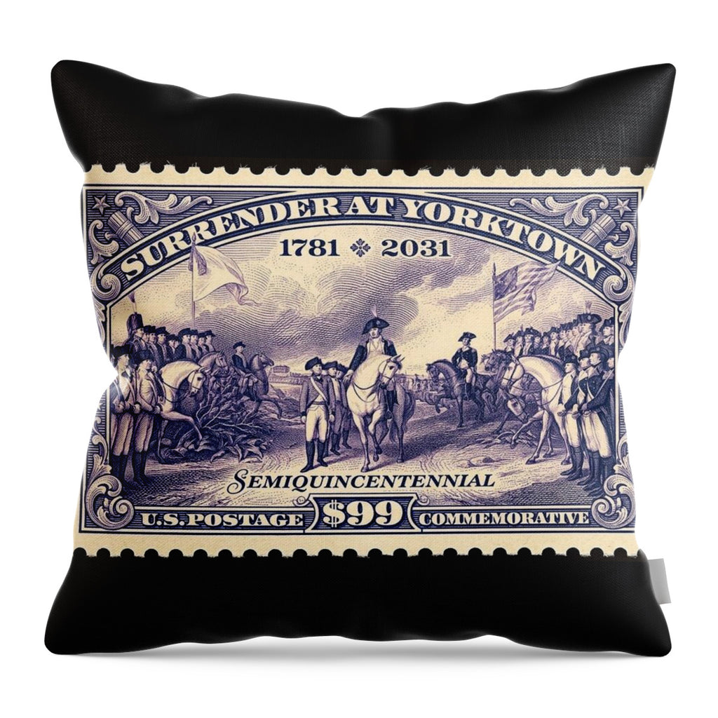 Surrender at Yorktown $99 - Throw Pillow
