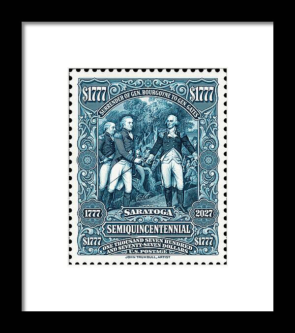 Saratoga $1777 - Framed Print