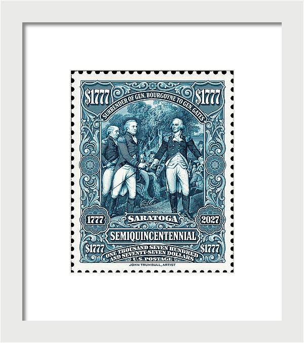 Saratoga $1777 - Framed Print