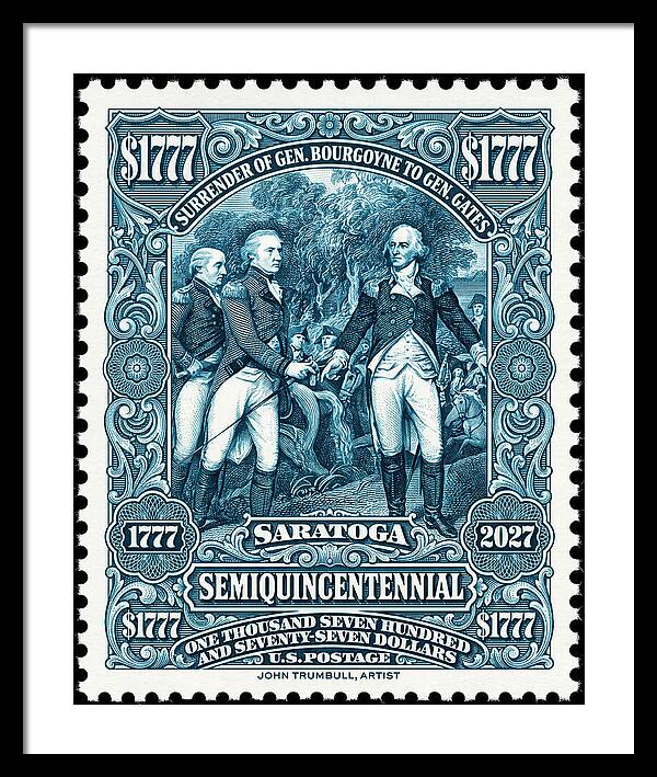 Saratoga $1777 - Framed Print