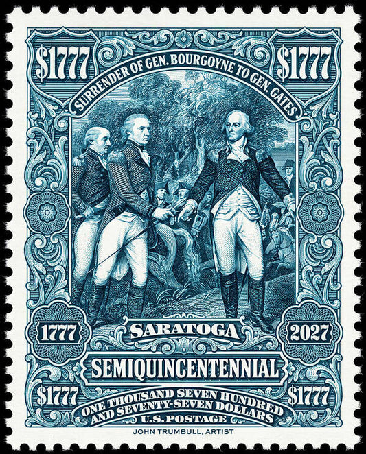 Saratoga $1777 - Art Print
