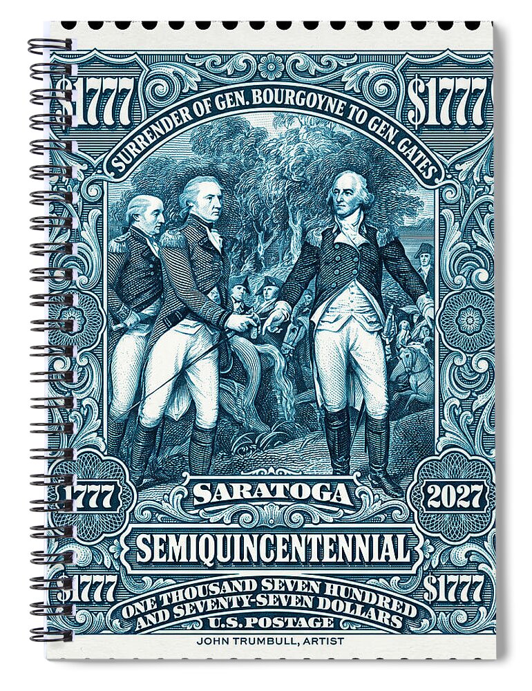 Saratoga $1777 - Spiral Notebook