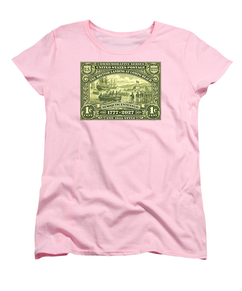 The British Landing at Compo 1c - Women's T-Shirt (Standard Fit)