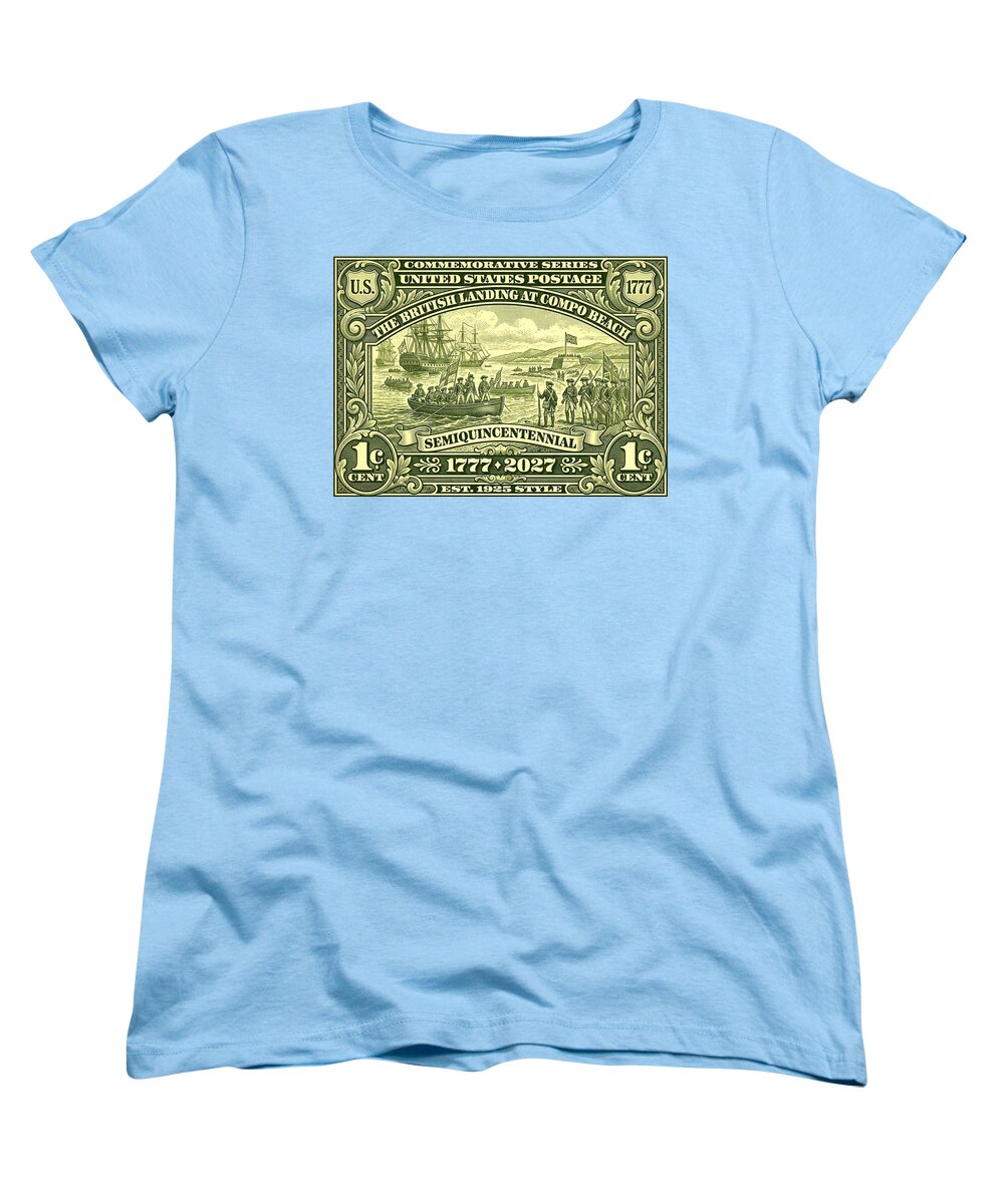The British Landing at Compo 1c - Women's T-Shirt (Standard Fit)