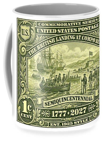The British Landing at Compo 1c - Mug