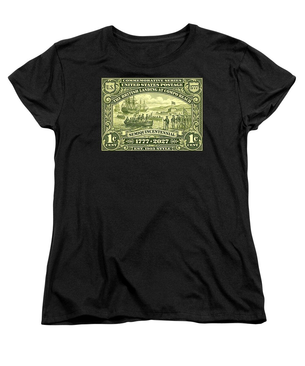 The British Landing at Compo 1c - Women's T-Shirt (Standard Fit)