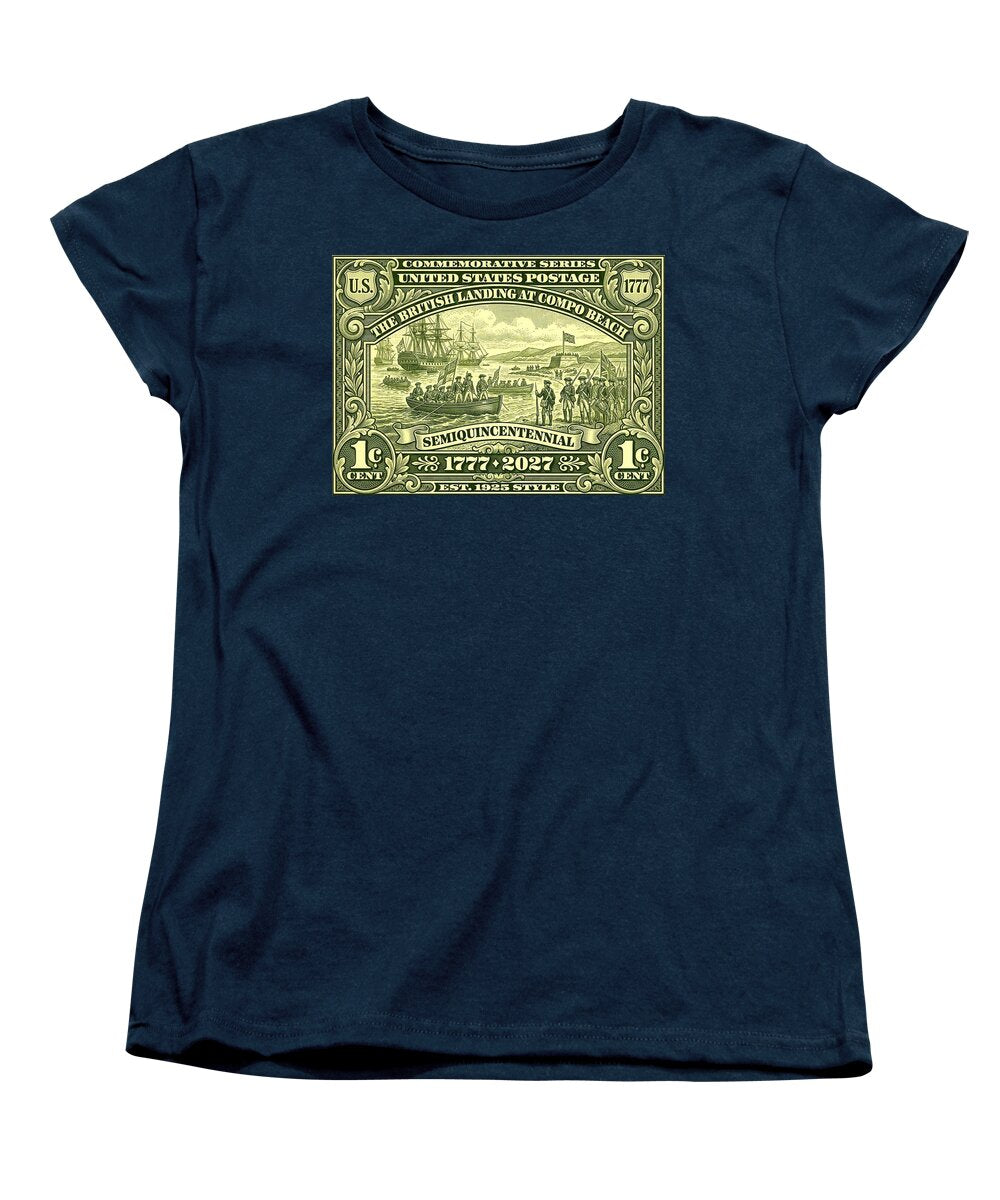 The British Landing at Compo 1c - Women's T-Shirt (Standard Fit)