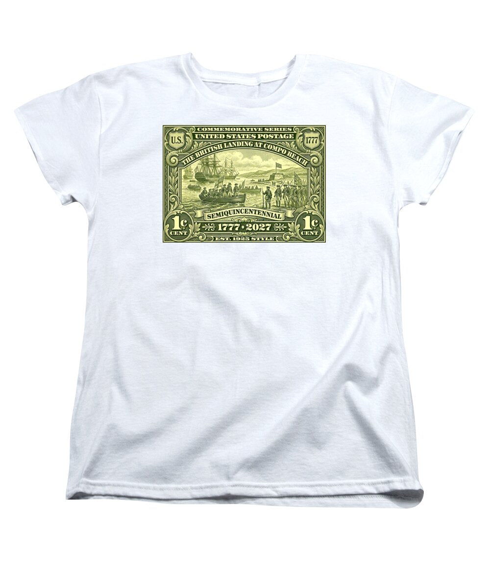 The British Landing at Compo 1c - Women's T-Shirt (Standard Fit)