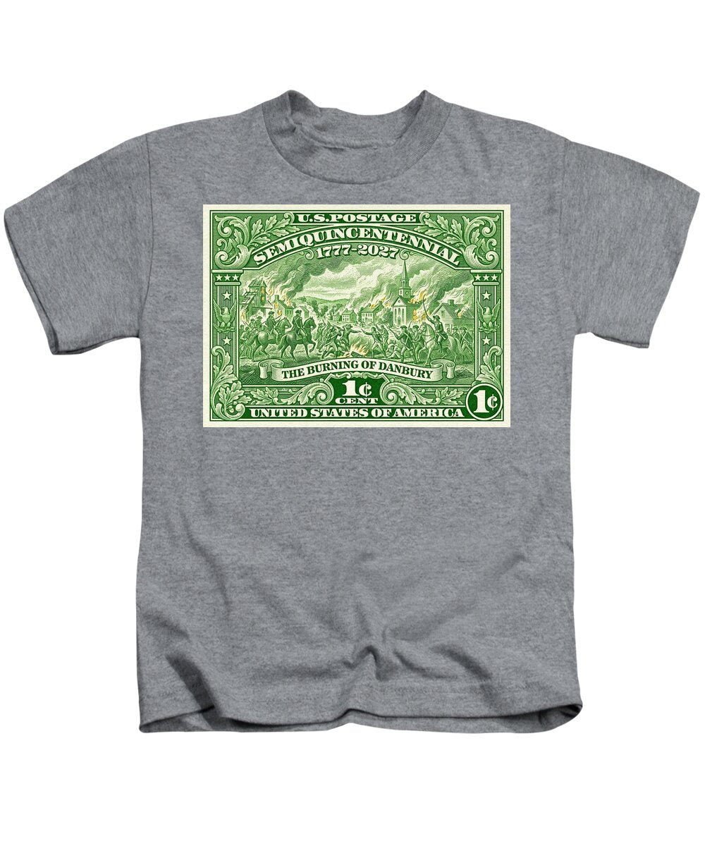 The Burning of Danbury 1c - Kids T-Shirt