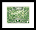 The Burning of Danbury 1c - Framed Print