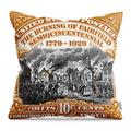 Burning of Fairfield 10c 2 - Throw Pillow
