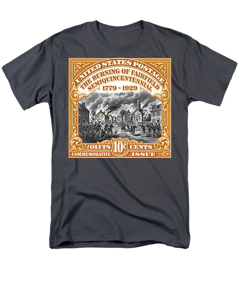 Burning of Fairfield 10c 2 - Men's T-Shirt  (Regular Fit)