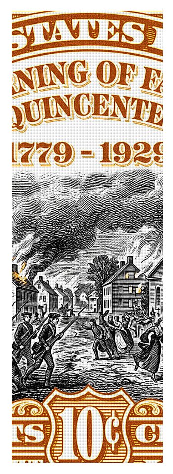 Burning of Fairfield 10c 2 - Yoga Mat