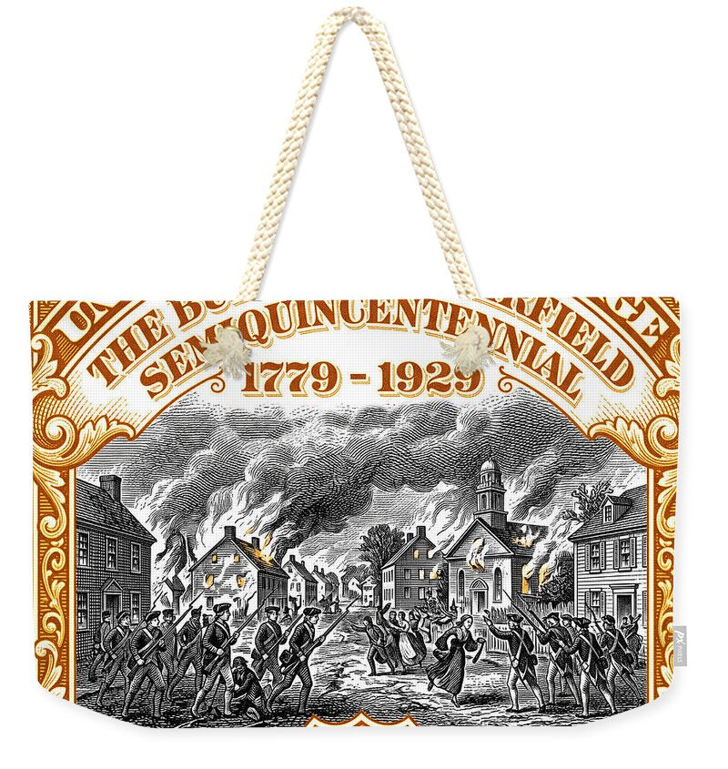 Burning of Fairfield 10c 2 - Weekender Tote Bag