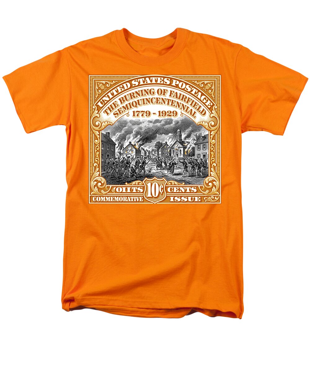 Burning of Fairfield 10c 2 - Men's T-Shirt  (Regular Fit)