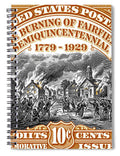 Burning of Fairfield 10c 2 - Spiral Notebook