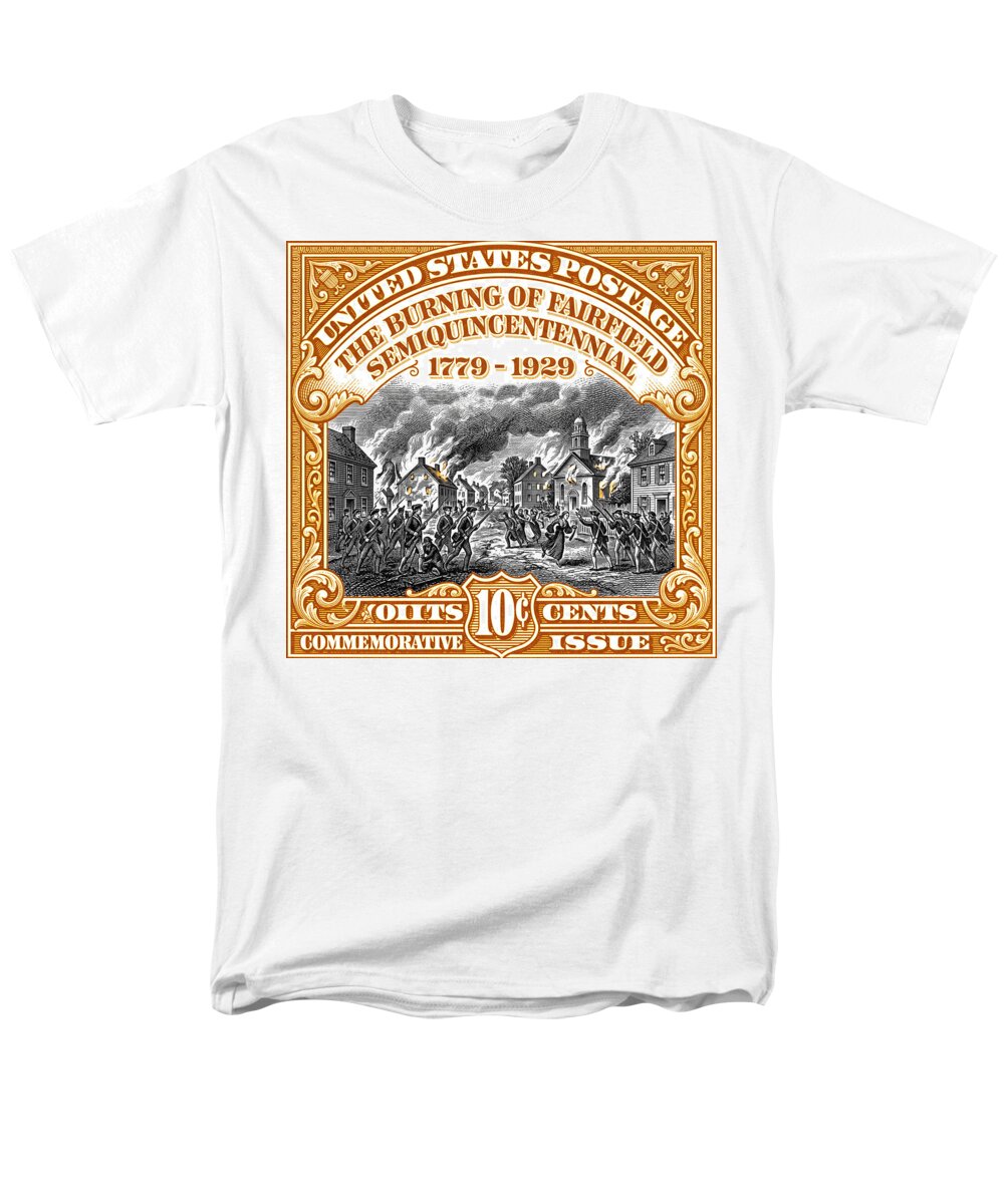 Burning of Fairfield 10c 2 - Men's T-Shirt  (Regular Fit)