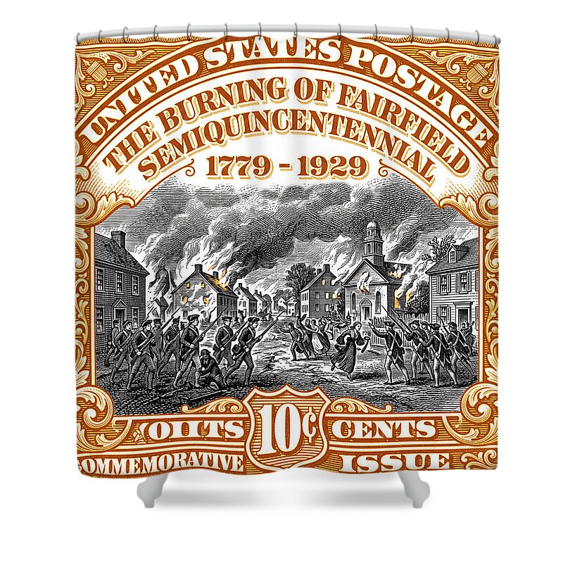 Burning of Fairfield 10c 2 - Shower Curtain