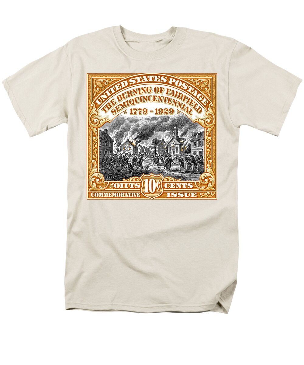 Burning of Fairfield 10c 2 - Men's T-Shirt  (Regular Fit)