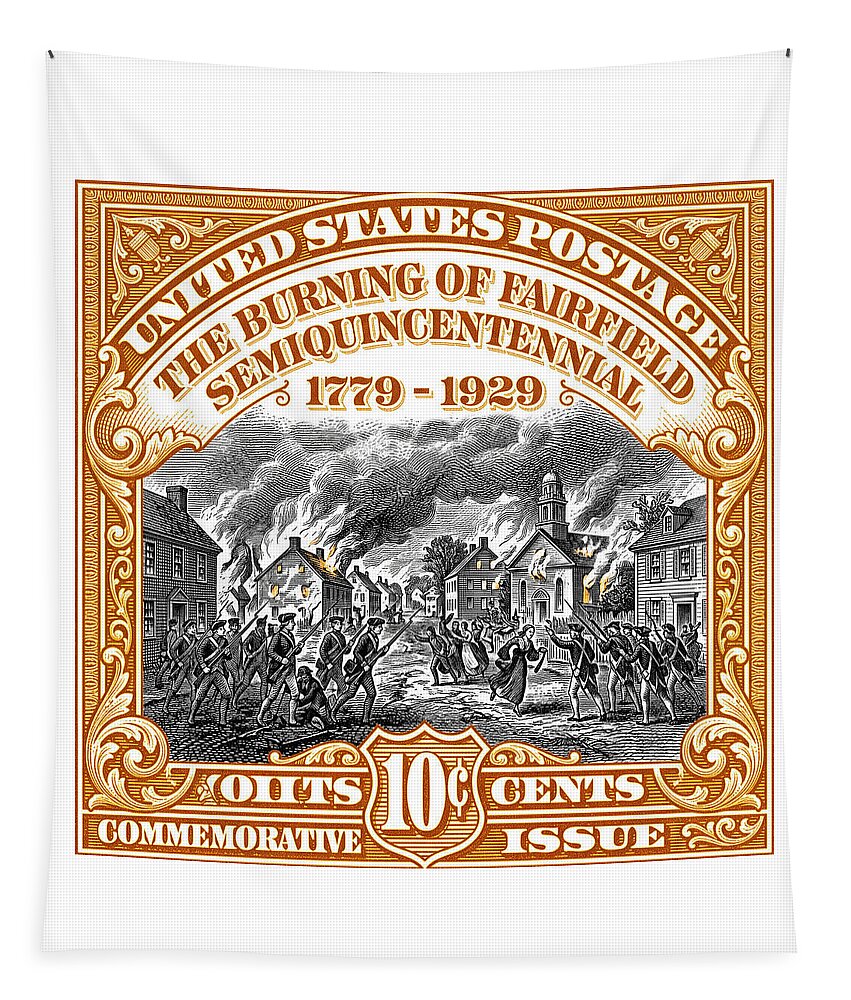 Burning of Fairfield 10c 2 - Tapestry