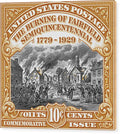 Burning of Fairfield 10c 2 - Wood Print