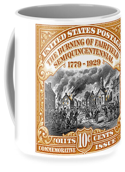 Burning of Fairfield 10c 2 - Mug