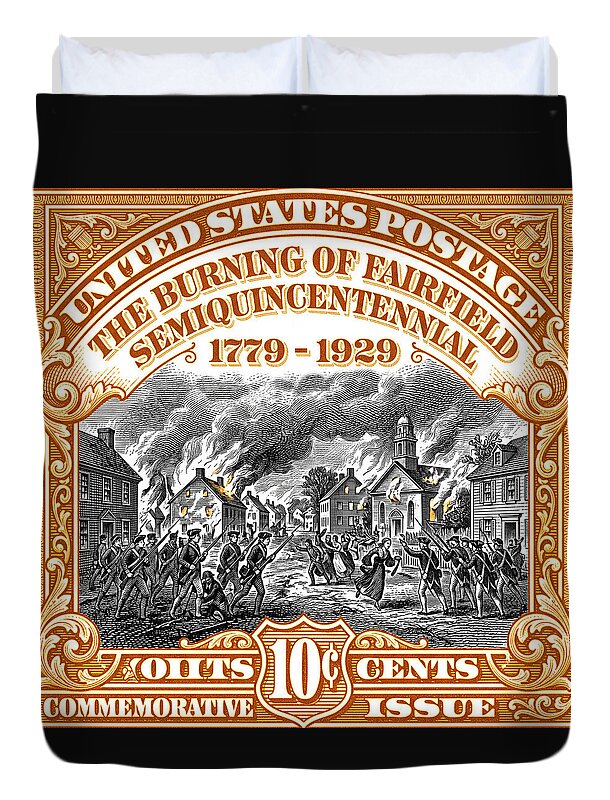Burning of Fairfield 10c 2 - Duvet Cover