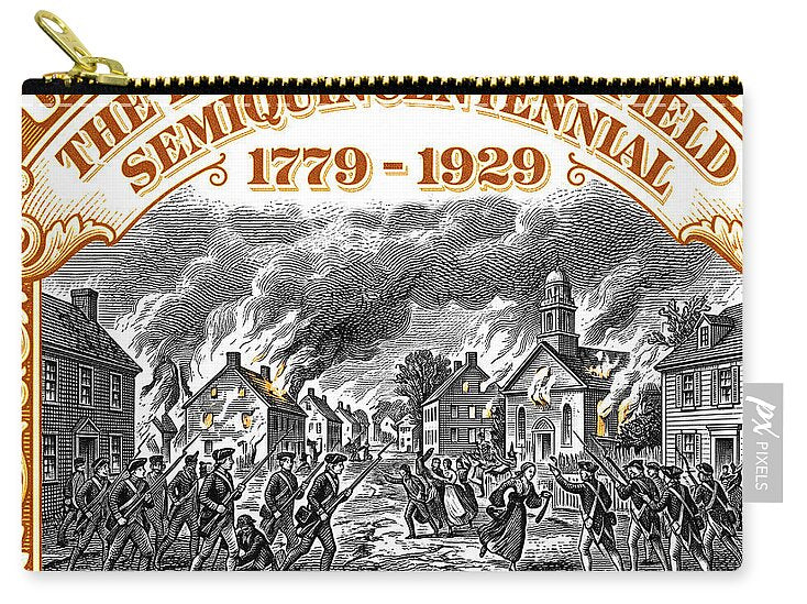 Burning of Fairfield 10c 2 - Zip Pouch