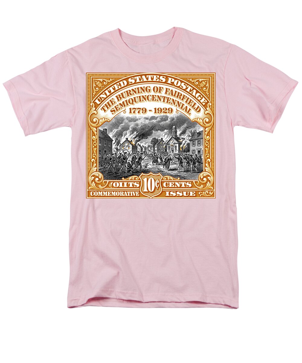 Burning of Fairfield 10c 2 - Men's T-Shirt  (Regular Fit)