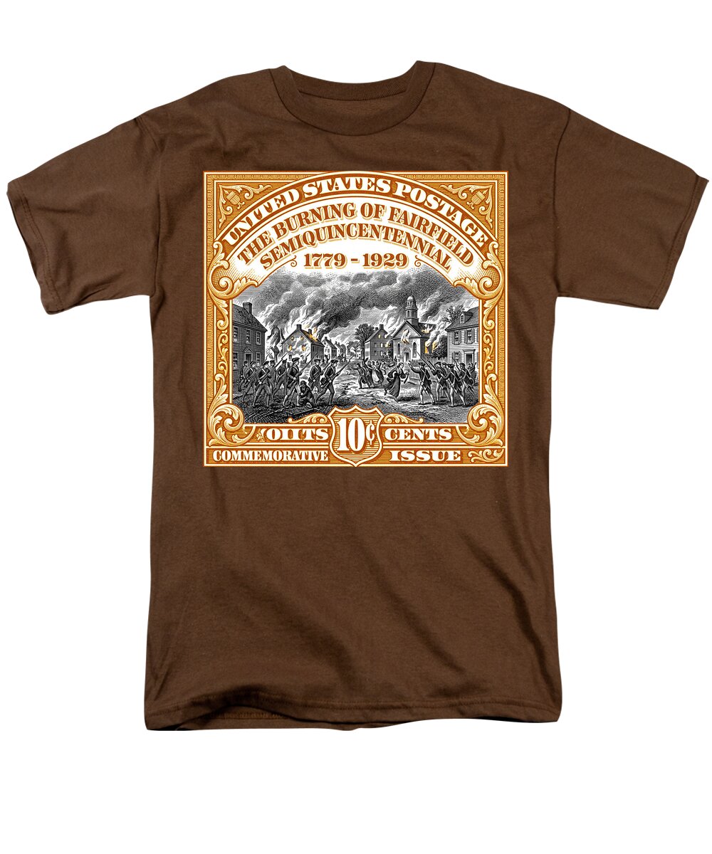 Burning of Fairfield 10c 2 - Men's T-Shirt  (Regular Fit)