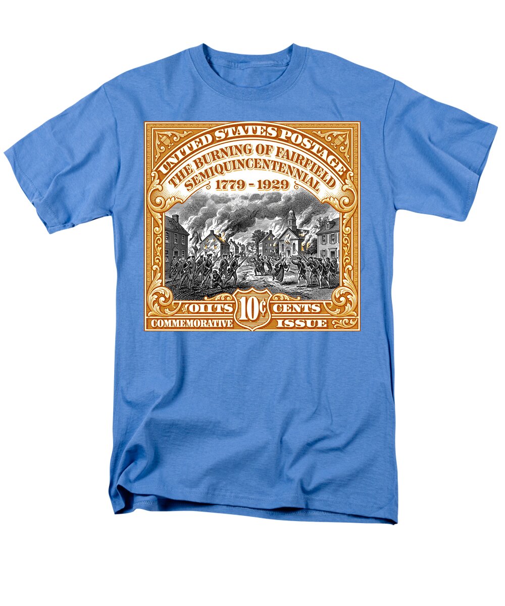 Burning of Fairfield 10c 2 - Men's T-Shirt  (Regular Fit)
