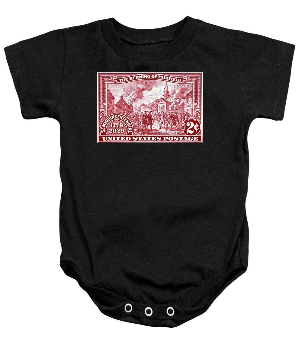 Burning of Fairfield 2c 1 - Baby One-Piece