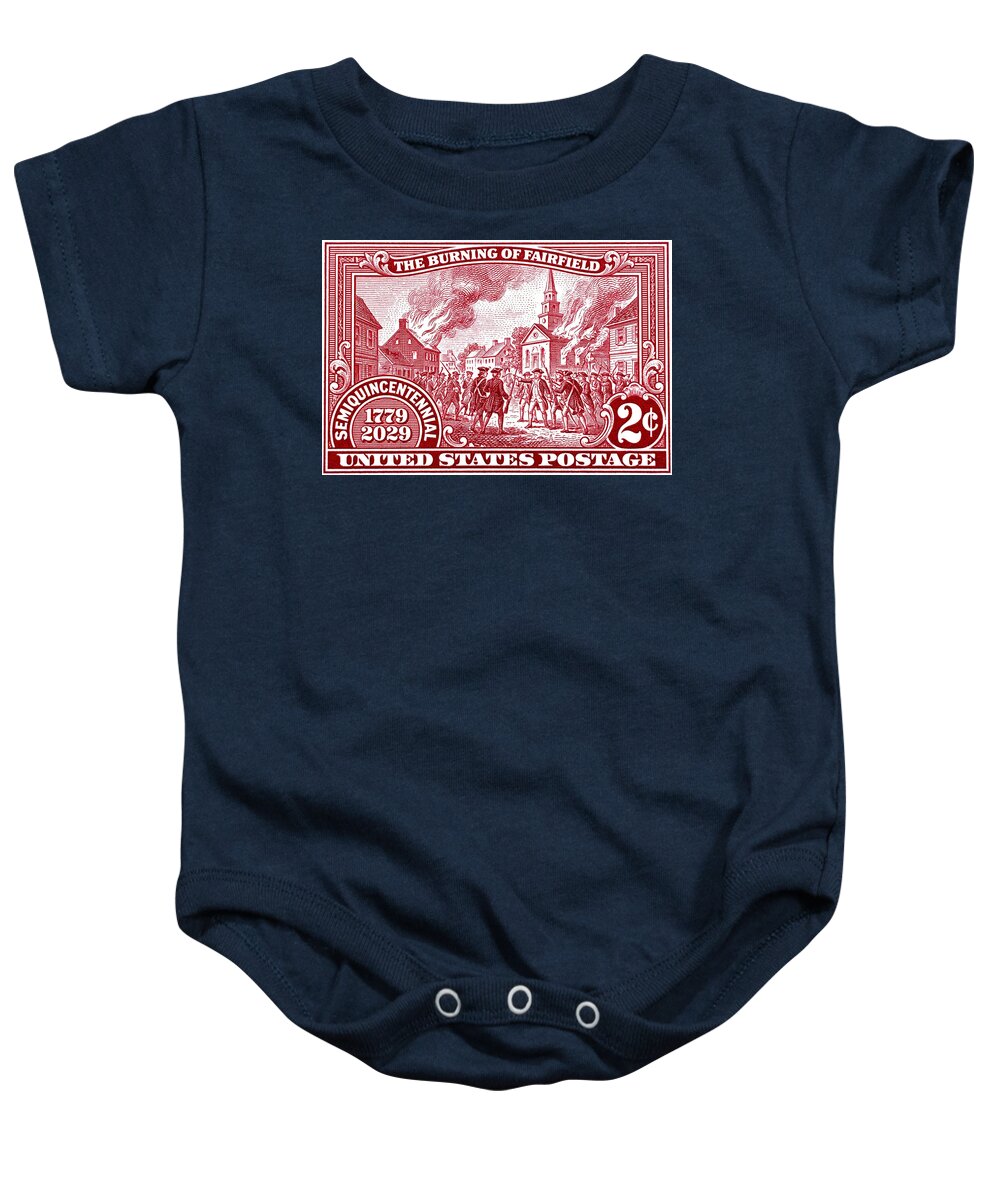 Burning of Fairfield 2c 1 - Baby One-Piece