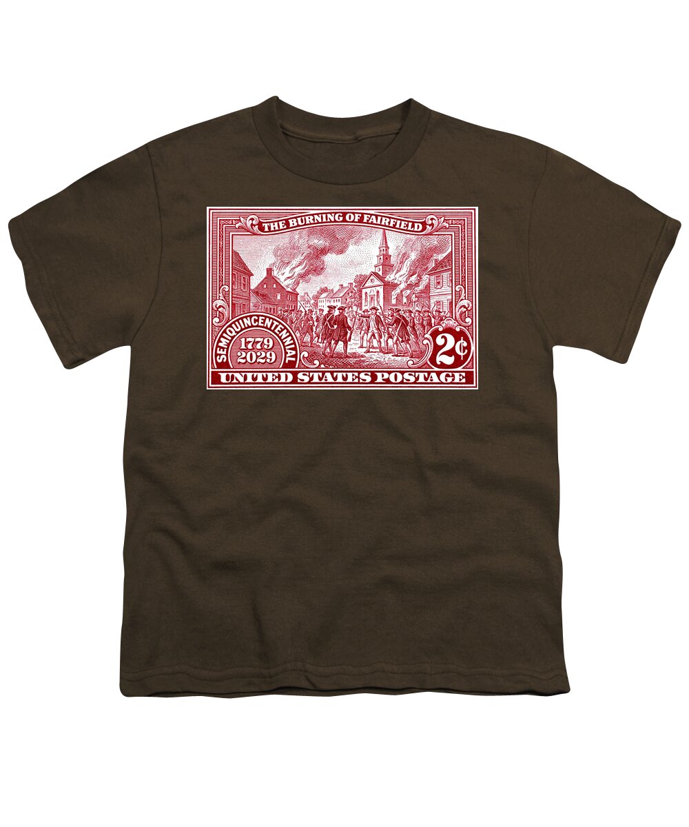 Burning of Fairfield 2c 1 - Youth T-Shirt