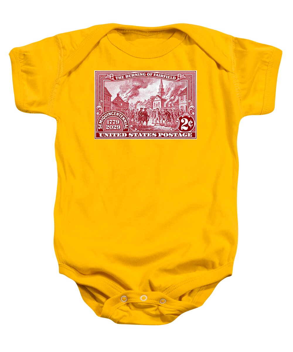 Burning of Fairfield 2c 1 - Baby One-Piece