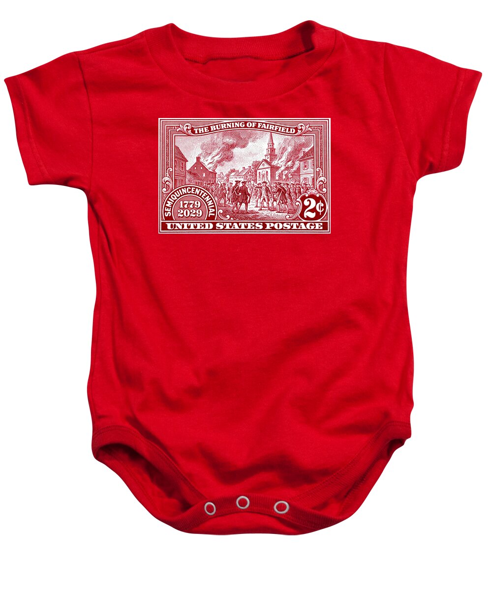Burning of Fairfield 2c 1 - Baby One-Piece